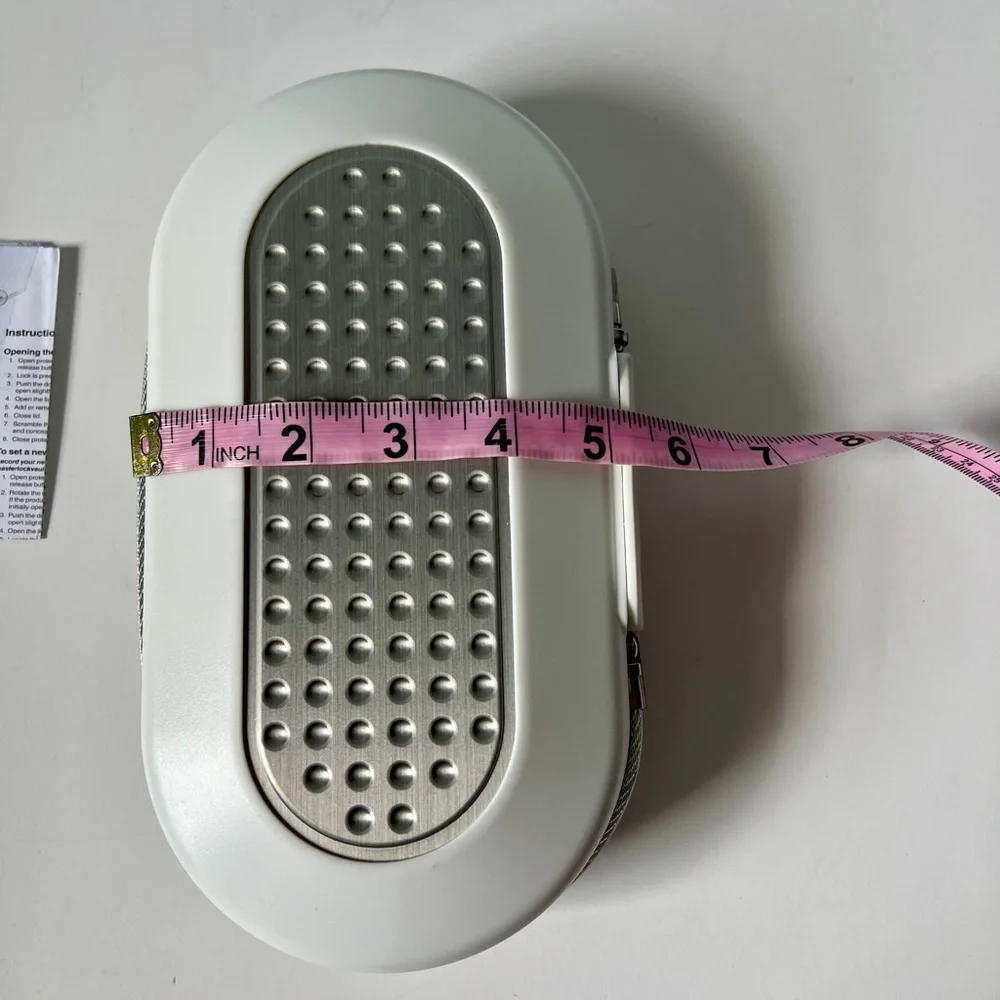 Master Lock Portable Safe White and Gray Travel